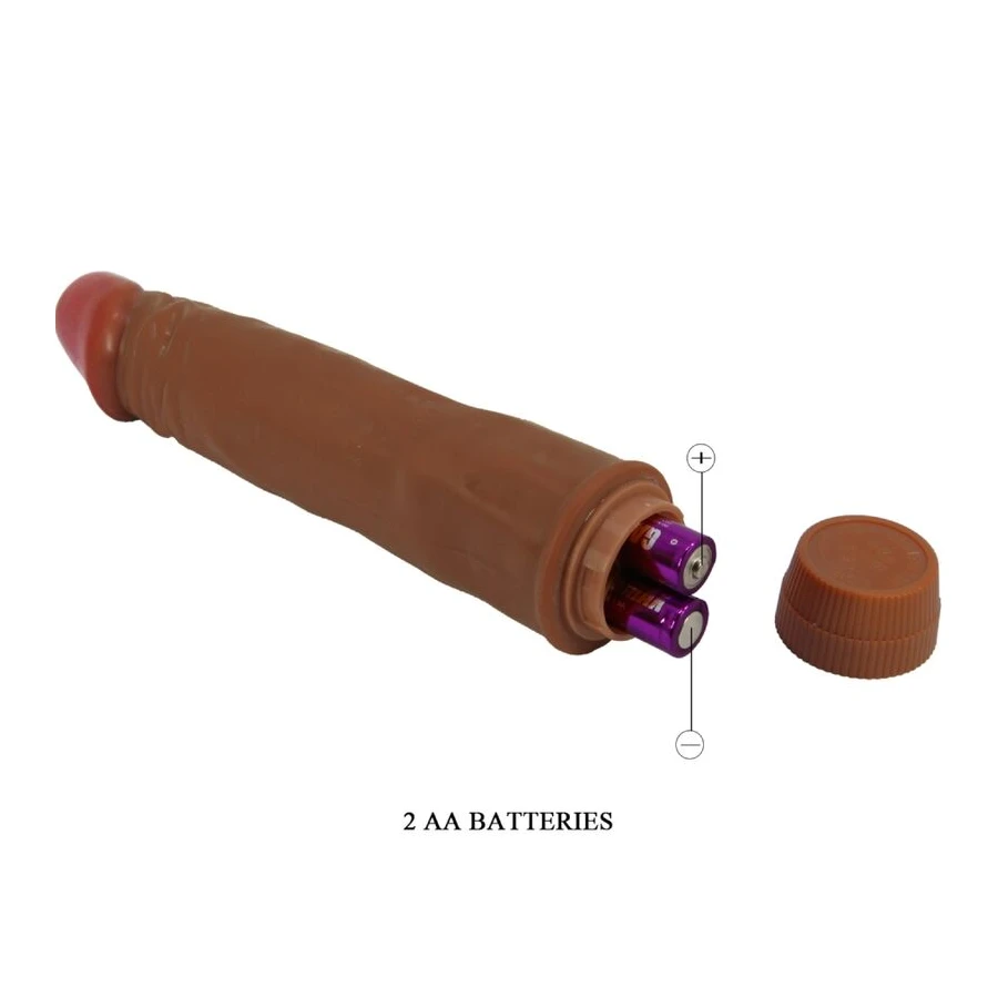 BAILE - VIBRATORE REALISTICO NANO 21 CM MULATTO